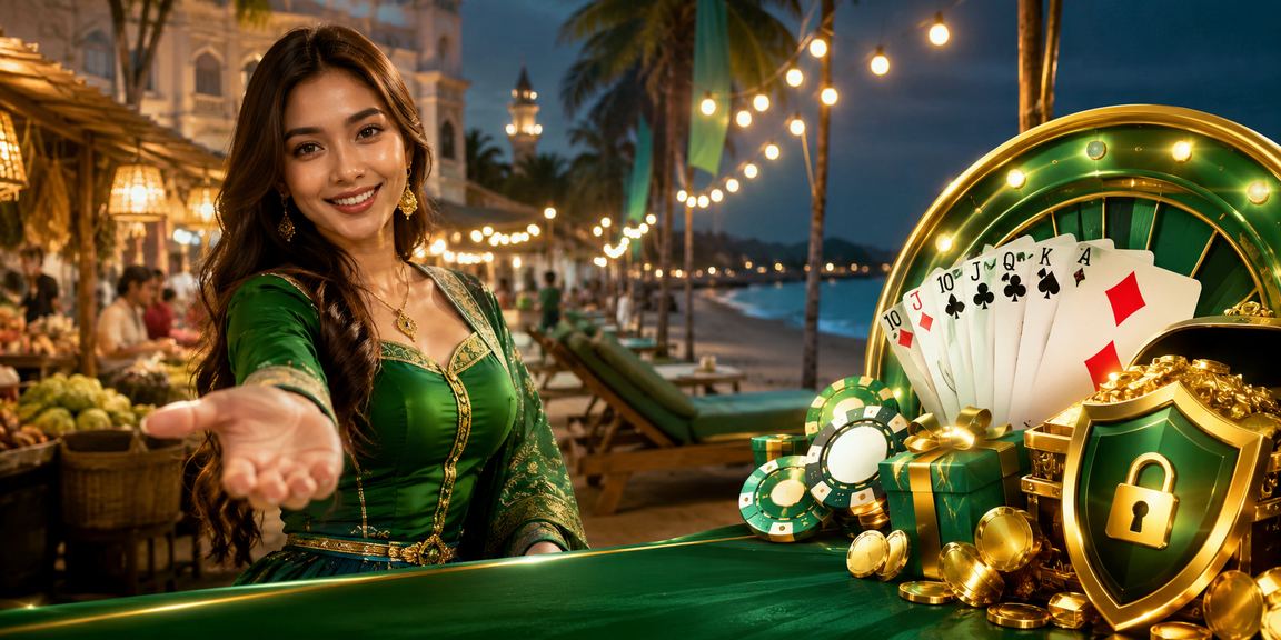 Pemain Kota Bharu bermain permainan kad rummy gaya Melayu dalam suasana kasino langsung