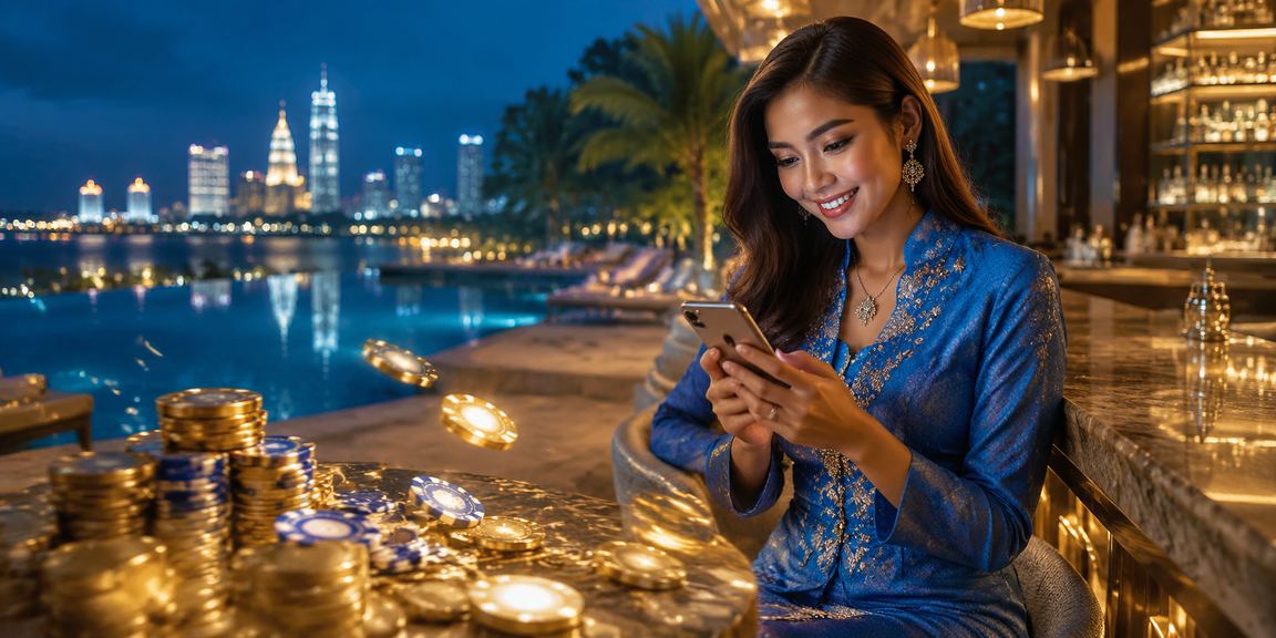 Pemain Seremban berbaju kurung membuat deposit bonus untuk taruhan sukan di tr66